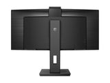 PHILIPS 346P1CRH/00 UWQHD, Curved, 34p, VA, Webcam, 100Hz, 4ms, Adaptive Sync, Docking USB-C, USB-C Port, DP, HDMI, Height adj. HP