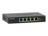 NETGEAR MS305 5-port multi-gig 2.5G Unmanaged Switch Metal Housing Fanless for Desktop and Wall Mounting