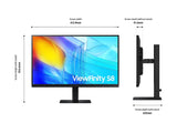 SAMSUNG ViewFinity S80D 27p UHD IPS 60Hz 5ms HDMI