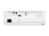 ACER H5386BDi DLP 720p 1280x720 16:9 4500 ANSI Lumen 20.000:1 35DB HDMI VGA RCA USB A wireless projection white