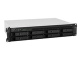 SYNOLOGY RS1221+ 8-Bay NAS-Rackmount AMD Ryzen V1500B 4-core 2.2GHz 4Go DDR4 up to 32Go RJ-45 4x1GbE 2xUSB 3.2 1xeSATA