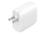 BELKIN BOOST CHARGE 60w USB-C PD Dual 30w Wall Charger White