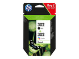 HP 302 original Ink cartridge X4D37AE 301 Combo 2-Pack BLISTER