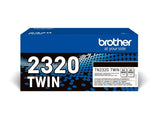 BROTHER TN2320 TWIN-pack black toners BK 2600pages/cartridge