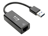 EATON TRIPPLITE USB 3.0 to Gigabit Ethernet NIC Network Adapter 10/100/1000Mbps Black