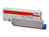 OKI C831 C841 cartouche de toner cyan capacité standard 10.000 pages pack de 1 Cyan toner C831/C841 series (10K)