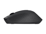 LOGITECH M330 SILENT PLUS Mouse 3 buttons wireless 2.4 GHz USB wireless receiver blue