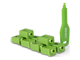 LINDY SFP Port Locks Green 10x + 1 Key