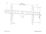 NEOMOUNTS WL30S-850BL18 Support pour écran mural 43-86p - fixe - verrouillable - installation rapide