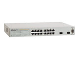 ALLIED 16x port x10/100/1000BaseT WebSmart switch with 2 unpopulated SFP bays