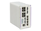 ALCATEL-LUCENT ENTERPRISE Hardened GigE fan-less switch 8x10/100/1000 BaseT RJ-45 802.3bt type-3 PoE 4x100/1000 BaseX SFP