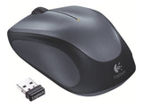 LOGITECH M235 Mouse right-handed optical wireless 2.4 GHz USB wireless receiver grey