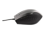 TNB ERGO Line Wired Ergonomic Mouse Black Optimized Design For Comfortable Use