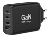 PORT DESIGNS 130W GaN charger USB-C and USB-A Gallium Nitride GaN technology more efficient smaller lighter