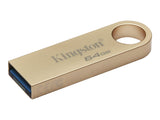 KINGSTON 64Go 220Mo/s Metal USB 3.2 Gen 1 DataTraveler SE9 G3