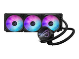 ASUS ROG RYUO III 360 ARGB all-in-one CPU liquid cooler with Asetek 8th gen pump solution and Anime Matrix LED Display