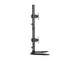 EATON TRIPPLITE Dual Vertical Flat-Screen Desk Stand/Clamp Mount 15inch to 27inch Flat-Screen Displays