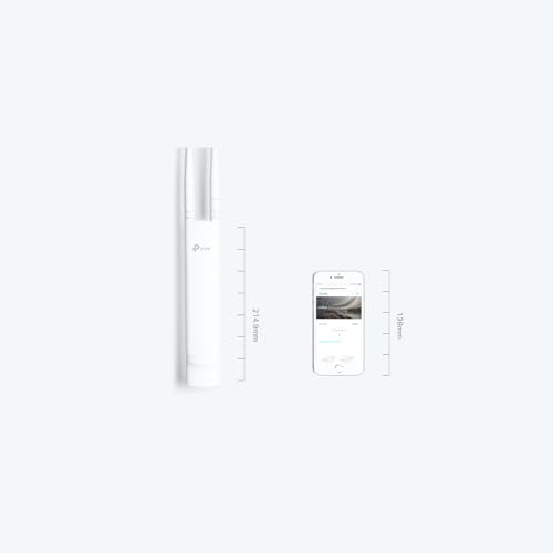 TP-Link EAP113-Outdoor 300 Mbit/s Blanc Connexion Ethernet, supportant l'alimentation via ce port (PoE)