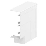OBO ANGLE PLAT POUR GOULOTTE RAPID 45-2 GK 130x53 PVC BLANC