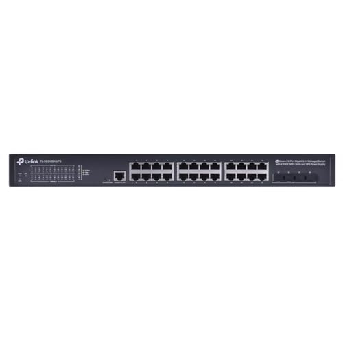 TP-LINK TL-SG3428X-UPS Switch 24 Gigabit 4 SFP+ & Port Ondul