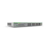 ALLIED Gigabit webSmart switch 24x 10/100/1000-T PoE+ 4x SFP Ports and single fixed PSU EU Power Code