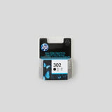 HP 302 original Black Ink cartridge F6U66AE 301Blister