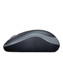 LOGITECH M185 Mouse optical wireless 2.4 GHz USB wireless receiver grey