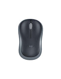 LOGITECH M185 Mouse optical wireless 2.4 GHz USB wireless receiver grey