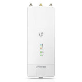 Ubiquiti Networks AirFiber AF-5XHD 1000 Mbit/s Blanc Connexion Ethernet, supportant l'alimentation via ce port (PoE)