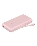 BELKIN 20k PD30w Integrated USB-C Cable Power Bank Pink
