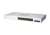 CISCO Business Switching CBS220 Smart 24-port Gigabit 4x1G SFP uplink