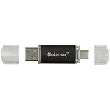INTENSO Clé USB 3.2 Twist Line - 256 Go Type-C et Type-A