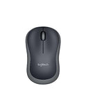 LOGITECH M185 Mouse optical wireless 2.4 GHz USB wireless receiver grey