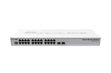 Mikrotik CRS326-24G-2S+RM commutateur réseau L2 Gigabit Ethernet (10/100/1000) Connexion Ethernet, supportant l'alimentation via ce port (PoE) Gris