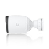 Ubiquiti UVC-AI-Pro-White Camera industrielle 4K avec zoom optique et fonctionnalités d'IA, couleur blanche.