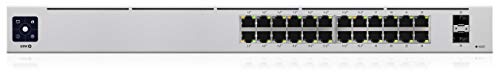 Ubiquiti USW-24-POE UniFi 24-Port PoE Géré L2/L3 Gigabit Ethernet (10/100/1000) Connexion Ethernet, supportant l'alimentation via ce port (PoE) 1U Argent