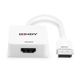 LINDY HDMI 18G to DisplayPort 1.2 Converter Connects an HDMI source to a DisplayPort display