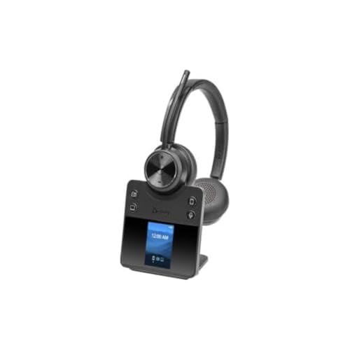 POLY SAVI 7420 Office Casque DECT 2 écouteurs + socle