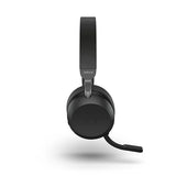 Jabra Evolve2 75 Casque Sans fil Arceau Bureau/Centre d'appels Bluetooth Noir