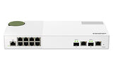 QNAP QSW-M2108-2C 8 port 2.5Gbps 2 port 10Gbps SFP+/ NBASE-T Combo web managed switch