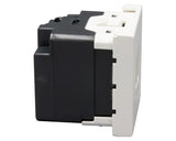 LEGRAND Plastron Mosaic 45x45 chargeur 2 ports USB