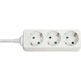 LINDY Mains 3 way gang socket