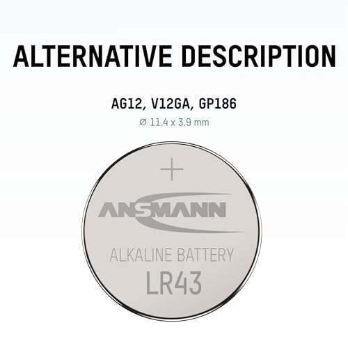 ANSMANN Piles alcalines 5015293 LR43 blister de 1