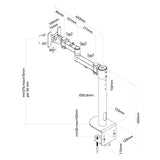 NEOMOUNTS FPMA-D960BLACKPLUS Support décran à fixer 10-49p