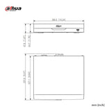 DAHUA- Enregistreur Penta-brid 4 ports DH-XVR5104HS-4KL-I3