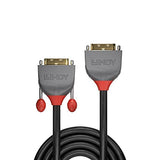 LINDY 2m DVI-D Dual Link Extension Cable Anthra Line DVI-D Dual Link Male to Female