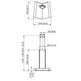 VOGEL S Support sur pied PFF 2420 pour écrans 32-65