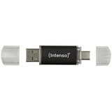 INTENSO Clé USB 3.2 Twist Line - 64 Go Type-C et Type-A