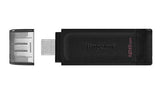 KINGSTON 128Go USB-C 3.2 Gen1 DataTraveler 70