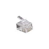Connecteur à sertir 6P4C RJ11 UTP Téléphonie - lot de 50
